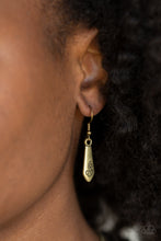 Load image into Gallery viewer, Rogue Vogue Brass Necklace Paparazzi Accessories