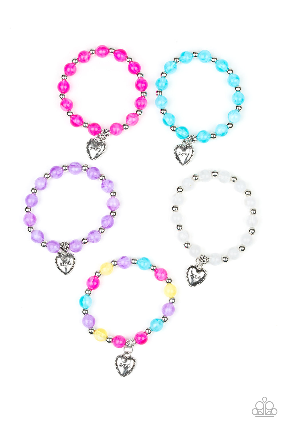Heart Starlet Shimmer Bracelets Paparazzi Accessories