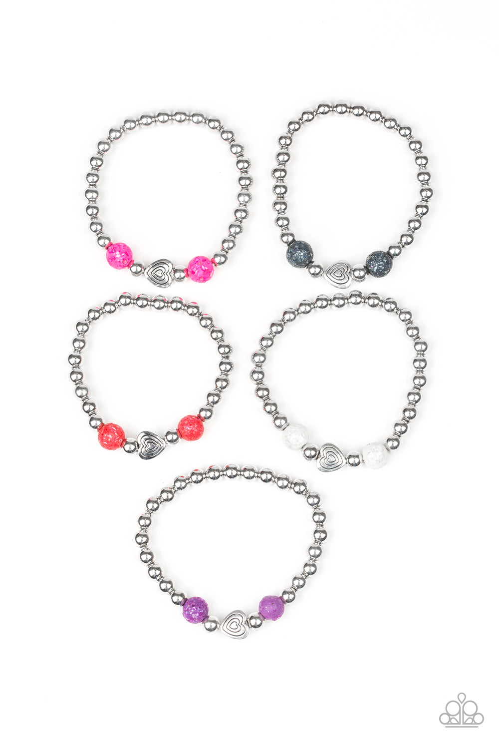 Heart Starlet Shimmer Bracelets Paparazzi Accessories