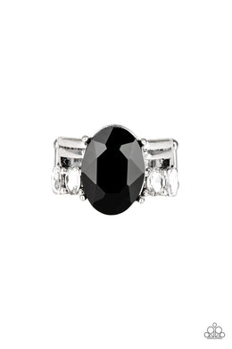 Shine Bright Like a Diamond Black Ring Paparazzi Accessories