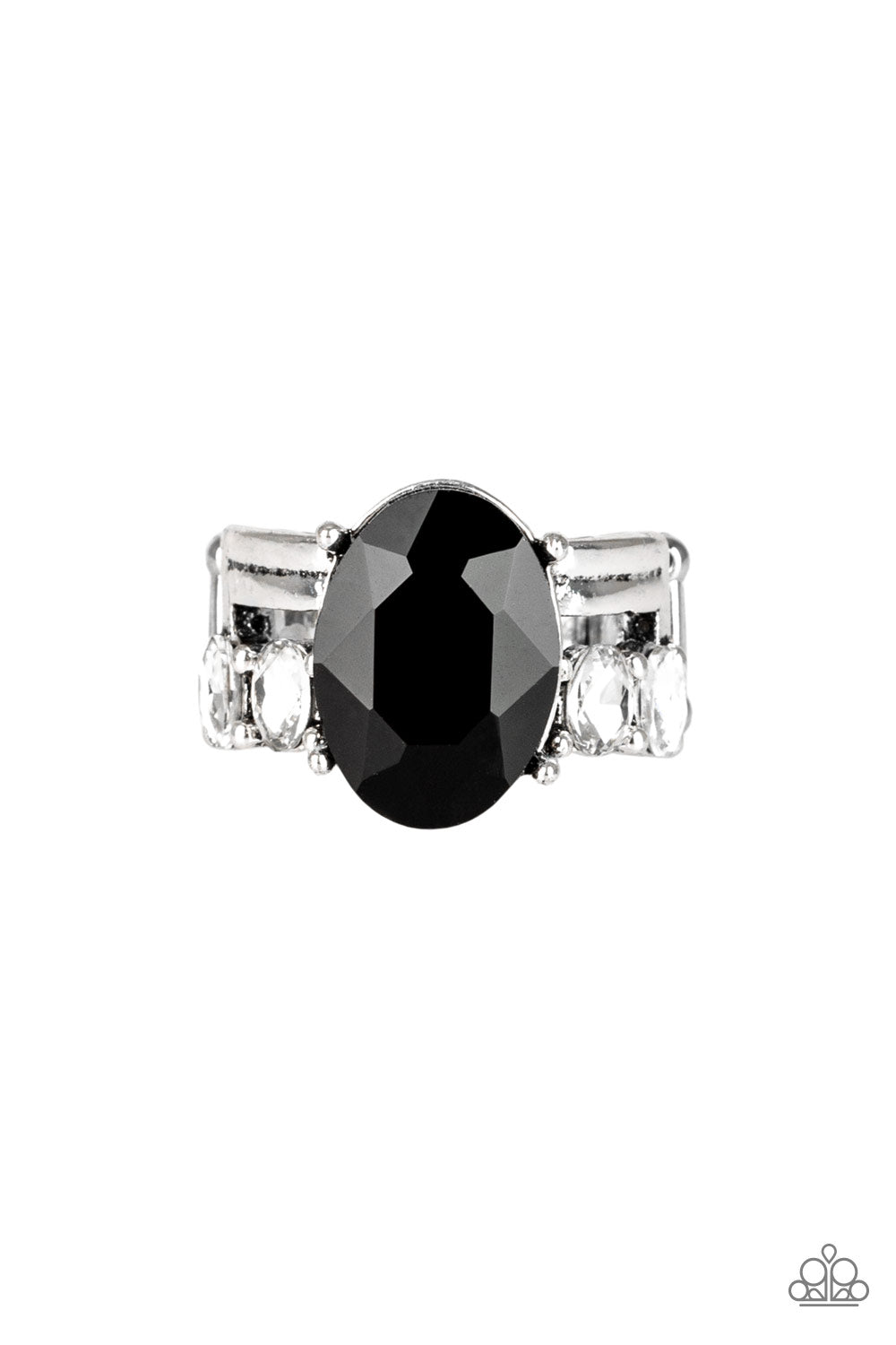 Shine Bright Like a Diamond Black Ring Paparazzi Accessories