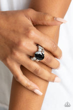 Load image into Gallery viewer, Shine Bright Like a Diamond Black Ring Paparazzi Accessories