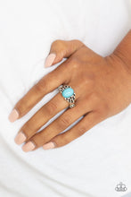 Load image into Gallery viewer, Princess Problems Blue Ring Paparazzi Accessories