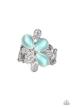 Load image into Gallery viewer, Diamond Daisies Blue Moonstone Ring Paparazzi Accessories