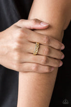 Load image into Gallery viewer, Unstoppable Shine Gold Ring Paparazzi Accessories