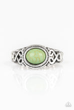 Load image into Gallery viewer, Set It In Stone Green Ring Paparazzi Accessories