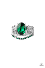Load image into Gallery viewer, Spectacular Sparkle Green Ring Paparazzi Accessories