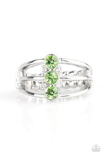 Load image into Gallery viewer, Triple Crown Winner Green Ring Paparazzi Accessories