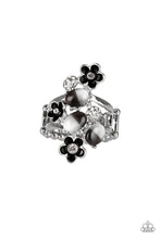 Load image into Gallery viewer, Daisy Delight Black Moonstone Ring Paparazzi Accessories