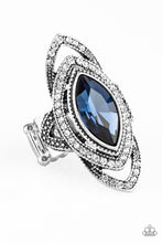 Load image into Gallery viewer, Hot Off the Empress Blue Ring Paparazzi Accessories
