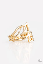 Load image into Gallery viewer, Leaf It All Behind Gold Ring Paparazzi Accessories