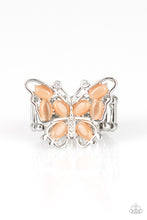 Load image into Gallery viewer, Flutter Flair Orange Moonstone Ring Paparazzi Accessories