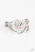 Load image into Gallery viewer, Have The World on a HEART-string Pink Ring Paparazzi Accessories