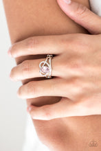 Load image into Gallery viewer, No HEART-Strings Attached Pink Ring Paparazzi Accessories