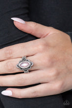Load image into Gallery viewer, Glass Half-COLORFUL Pink Ring Paparazzi Accessories