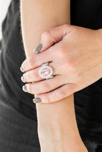 Load image into Gallery viewer, Fiercely Flawless Pink Rhinestone Ring Paparazzi Accessories