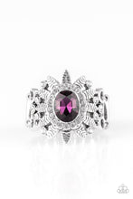 Load image into Gallery viewer, Burn Bright Purple Rhinestone Ring Paparazzi Accessories