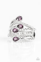 Load image into Gallery viewer, Bling Dream Purple Ring Paparazzi Accessories