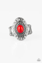 Load image into Gallery viewer, Stone Fox Red Stone Ring Paparazzi Accessories