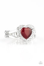 Load image into Gallery viewer, Love Is In The Air Red Moonstone Ring Paparazzi Accessories