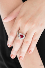Load image into Gallery viewer, Love Is In The Air Red Moonstone Ring Paparazzi Accessories