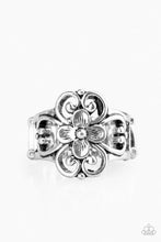 Load image into Gallery viewer, Summer Eden Silver Ring Paparazzi Accessories