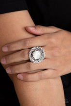 Load image into Gallery viewer, Gardenia Glow White Moonstone Ring Paparazzi Accessories