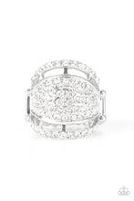 Load image into Gallery viewer, Seven-Figure Itch White Rhinestone Ring Paparazzi Accessories