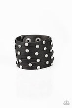 Load image into Gallery viewer, Sass Squad Black Bracelet Paparazzi Accessories