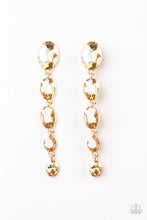 Load image into Gallery viewer, Red Carpet Radiance Gold Earring Paparazzi Accessories
