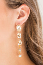 Load image into Gallery viewer, Red Carpet Radiance Gold Earring Paparazzi Accessories