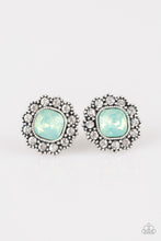 Load image into Gallery viewer, Little Lady Green Earrings Paparazzi Accessories