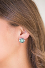 Load image into Gallery viewer, Little Lady Green Earrings Paparazzi Accessories