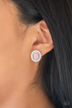 Load image into Gallery viewer, Hey There Gorgeous Pink Moonstone Earring Paparazzi Accessories