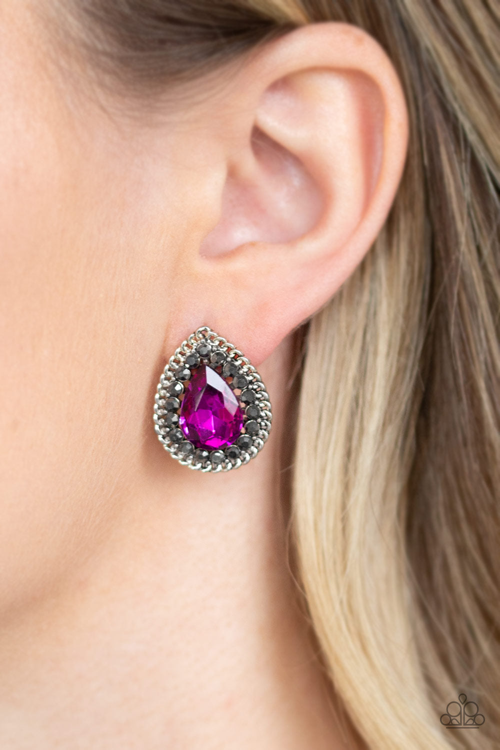 Debutante Debute Pink Earrings Paparazzi Accessories