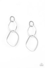 Load image into Gallery viewer, Twisted Trio Silver Post Earring Paparazzi Accessories