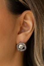 Load image into Gallery viewer, Bling Tastic! - Silver Earrings Paparazzi Accessories