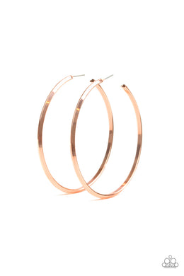 5th Avenue Attitude Copper Hoop Earring Paparazzi Accessories