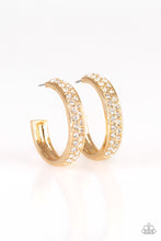 Load image into Gallery viewer, Cash Flow - Gold Hoop Earrings Paparazzi Accessories