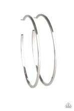 Load image into Gallery viewer, Perfect Shine Silver Hoop Earring Paparazzi Accessories