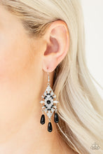 Load image into Gallery viewer, Majestic Mood Black Earring Paparazzi Accessories