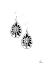 Load image into Gallery viewer, Floral Morals Black Earring Paparazzi Accessories
