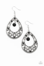 Load image into Gallery viewer, Gotta Get That Glow Black Earring Paparazzi Accessories
