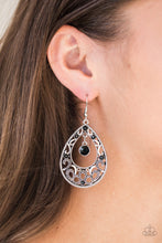 Load image into Gallery viewer, Gotta Get That Glow Black Earring Paparazzi Accessories