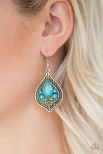Load image into Gallery viewer, Malibu Mama Blue Earring Paparazzi Accessories