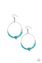 Load image into Gallery viewer, Retro Rural Blue Earring Paparazzi Accessories