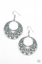 Load image into Gallery viewer, Fancy That Blue Earring Paparazzi Accessories