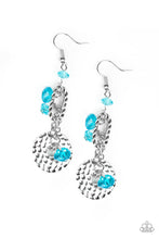 Load image into Gallery viewer, Seaside Catch Blue Earring Paparazzi Accessories