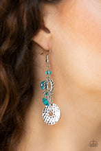 Load image into Gallery viewer, Seaside Catch Blue Earring Paparazzi Accessories