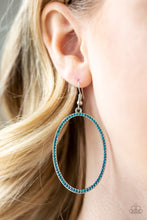 Load image into Gallery viewer, Dazzle On Demand Blue Earrings Paparazzi Accessories